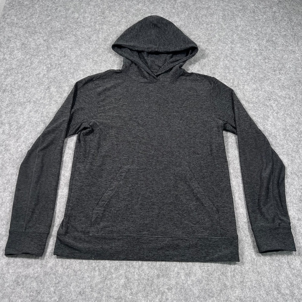 Outdoor Voices Charcoal Gray Cloud Knit Hoodie Sweatshirt Unisex Size Small